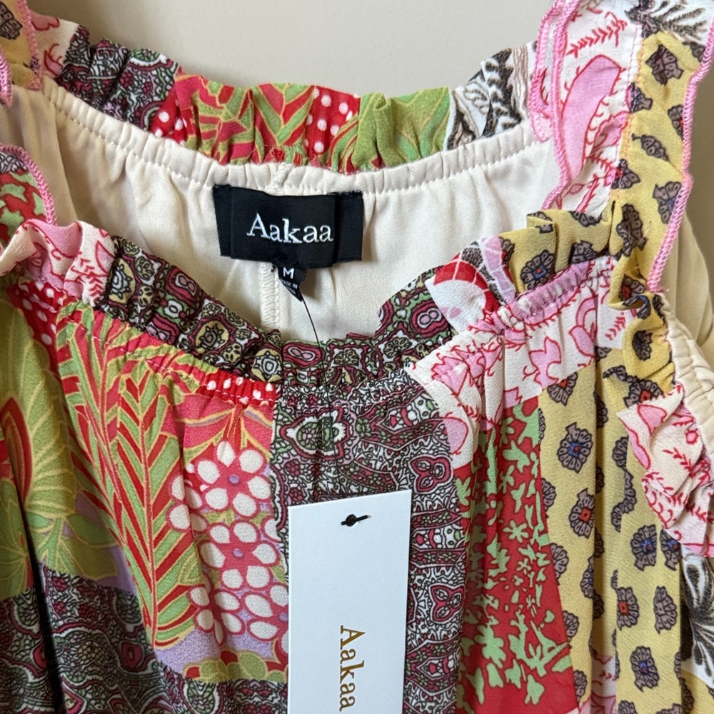 Aakaa Vibrant Patchwork Dress - Picture 2 of 2